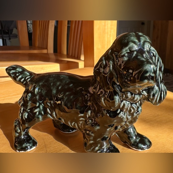 Other - Vintage Glazed Ceramic Dog Figurine